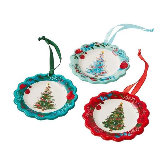 2022 ♥️ New Pioneer Woman Kitchen Christmas Ornament Bundle, Set of 3 - Picture 2 of 5